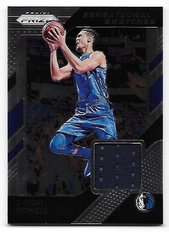 2018-19 Panini Prizm Sensational Swatches #44 Dwight Powell Game-Worn Jersey 