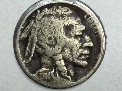 1914 Buffalo Nickel in very fine