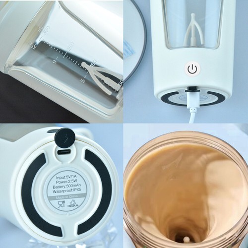 Tazza Autoagitante Auto Miscela Tazza Caffè Elettrica Proteina Polvere Shaker - Foto 8 di 16