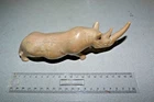 carved stone rhino