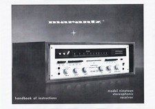 Bedienungsanleitung-Operating Istruzioni per Marantz 19