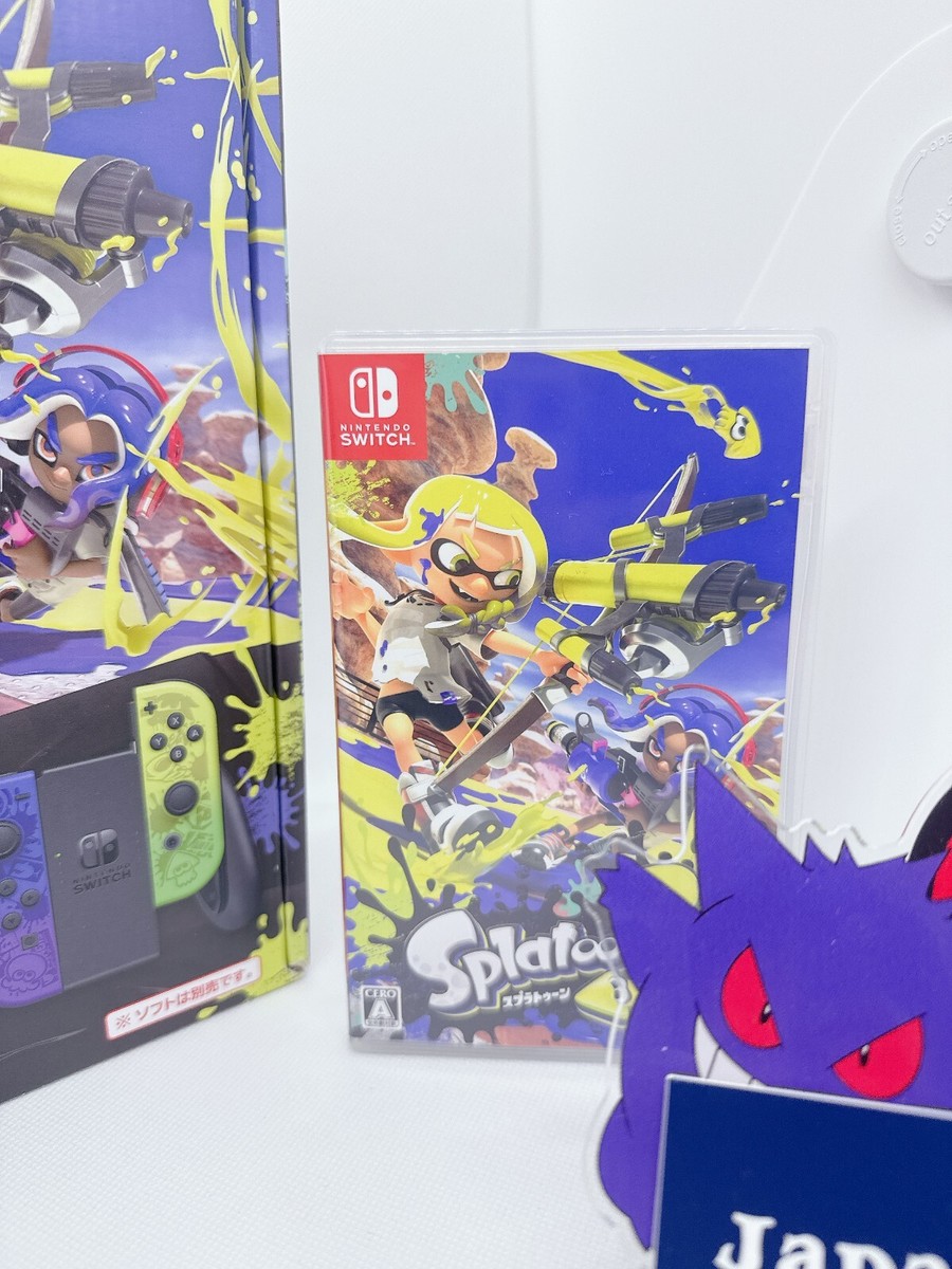 Nintendo Switch 64 GB OLED Console Splatoon 3 Edition Box