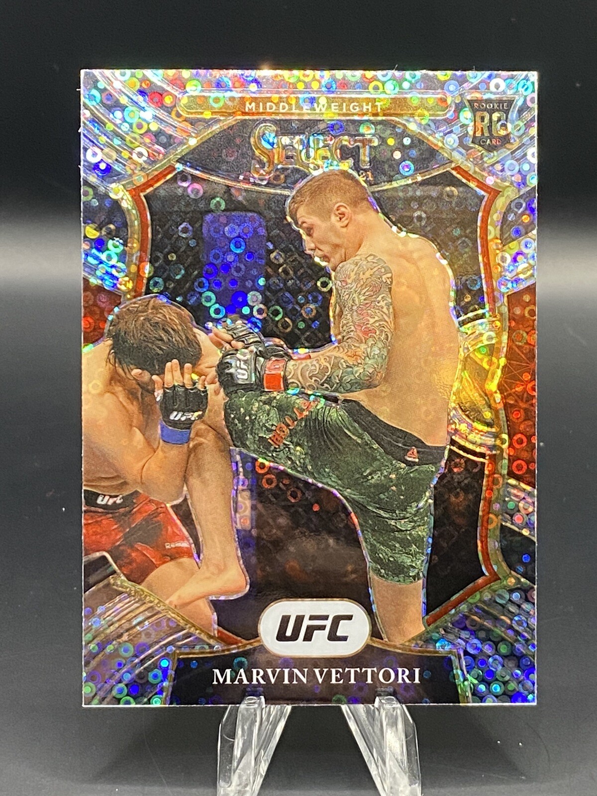 2021 Panini Select UFC Concourse Silver Disco Marvin Vettori  #87