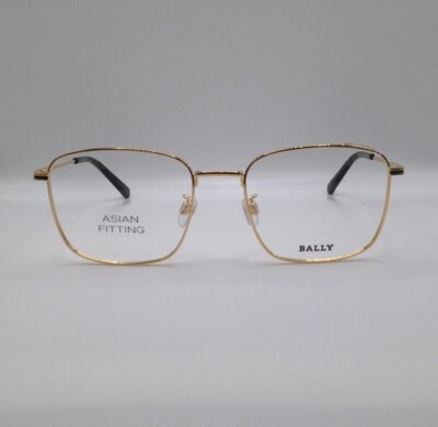 メガネ Bally BY5039D 030 Gold Frame Glasses Asian Fit Bally BY5039-D 030 Gold Metal Optical Eyeglasses Frame 54-19