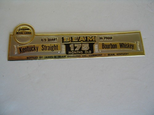 TWO VINTAGE 1973 JIM BEAM HATFIELD, McCoy, OHIO STATE FAIR DECANTER LABELS - Picture 2 of 4