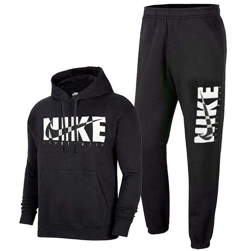 Mens Full Tracksuits Nike Bottom Set Pullover Hoodie Sweatshirt