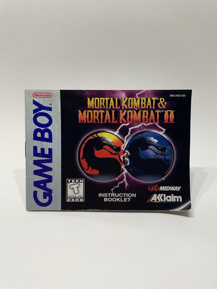 ゲームボーイモータルコンバット&2 ゲームボーイモータルコンバット&2 Mortal Kombat I & II