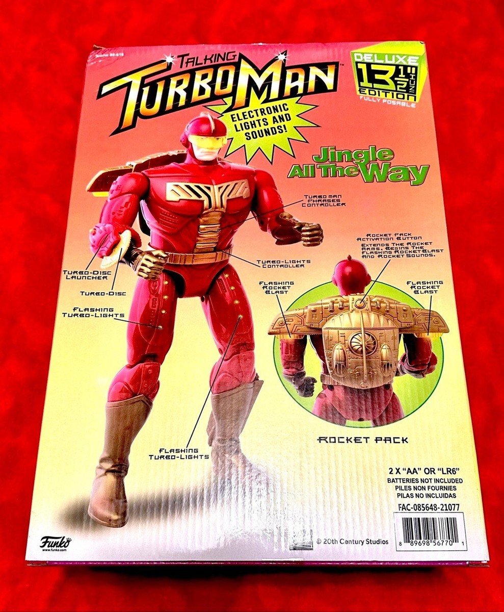 Turboman Turbo Man Action Figure Movie Jingle All the Way
