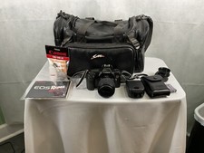 Canon EOS Rebel Camera 35 MM SLR Film Camera W/35-80 Lens, Speedlite 200E Flash