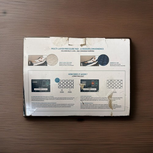 Lunderg Alternating Air Pressure Mattress Pad Flock Tech Static Mode Quiet Pump - 第 9/10 張圖片