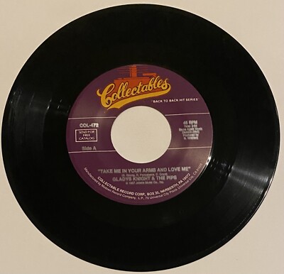 GLADYS KNIGHT & Pips   Take Me In Your Arms & Love Me / Everybody Needs Love  