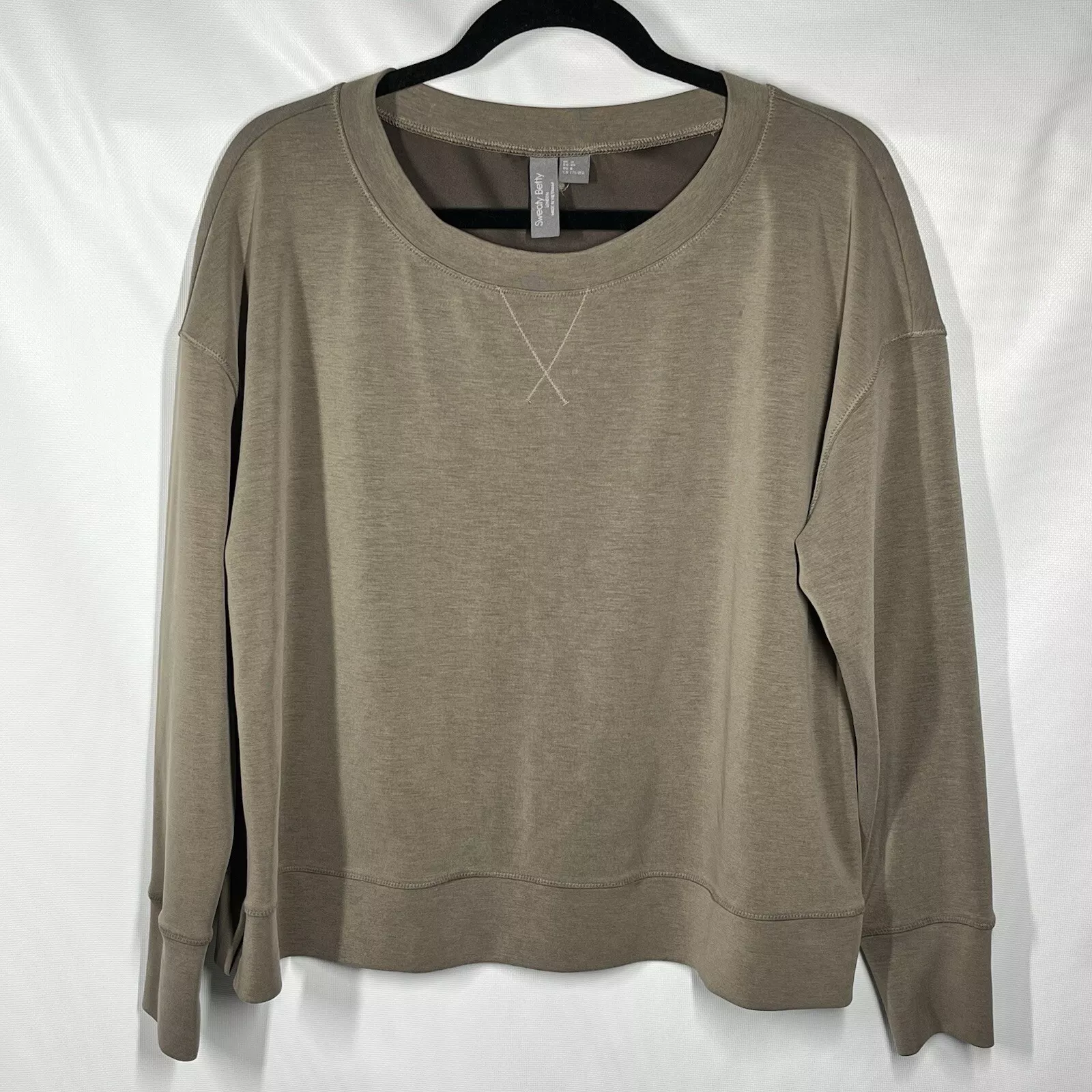 sweaty-betty sand wash cloudweight soft oversized sweatshirt