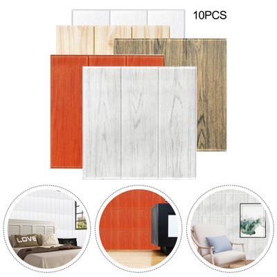 10 PCS 3D Self-adhesive Tile Stone Brick Wall Sticker Soft Foam Panels