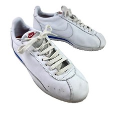 Nike Cortez Classic Swooshless No Swoosh Shoes White 807480-103 Size 8.5