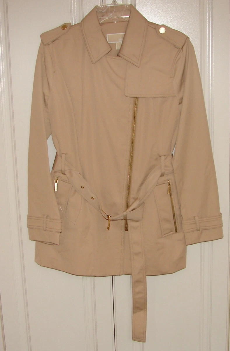 Michael kors petite store trench coat