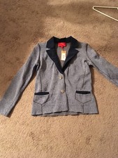 Zspoke By Zacposen Denim Look Blazer Size Small Nwt