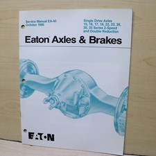 Eaton Truck Axle Singe Drive 15 16 17 18 22 23 26 30 Repair Shop Service Manual