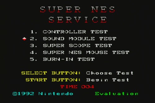 SNES SFC Cartouche - Burn in Test Service Cart Super Nintendo Famicom EUR/JAP/US - Bild 3 von 4