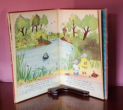 1938 TRUE FIRST AMERICAN EDITION, BABAR AND HIS CHILDREN BY JEAN DE BRUNHOFF - Imagen 16 de 19