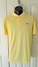 Lacoste Men's Sport Miami Open Edition Contrast Seam Polo Yellow DH4673 51 AGC