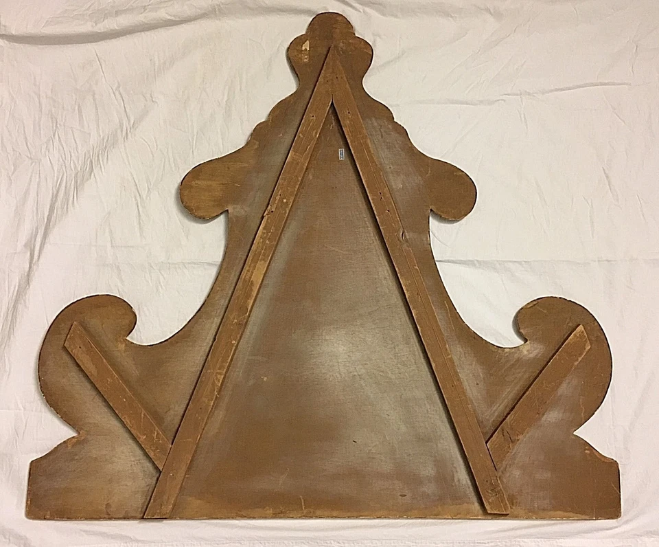 Cabecero Doble Italiano Pintado a Mano Cupidos Putti Rococó Shappy Chic De Colección Foto 4 de 4