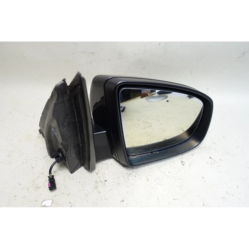 10-13 BMW E70 X5 Right Power-Fold Side Mirror Black Sapphire Top View Cam OEM