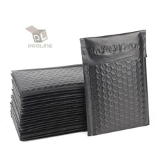 ProLine® 400 Black #2 8.5x12 Poly Bubble Padded Self Seal Envelopes Mailers