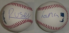 Rusev & Lana Signed Baseball BAS Beckett COA WWE Superstar Autograph Total Divas