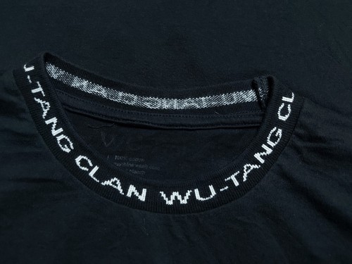 Wu-Tang Clan Embroidery White Logo Licensed & Official Black T-Shirt Size S - Imagen 5 de 5