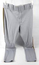2019 Kansas City Royals Cheslor Cuthbert #19 Game Issued Grey Pant NegroLeague 9