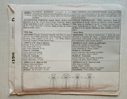 YOU CHOOSE! Sewing Patterns for Crafts and Toys - NEW UNCUT - Picture 38 of 95