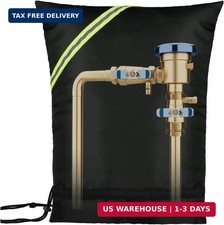 Outdoor Faucet Covers for Winter Freeze Protection, 16" x 20" Black