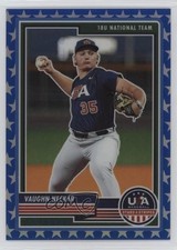 2023 Panini USA Baseball Stars & Stripes Blue Prizm 12/75 Vaughn Neckar #12 uk2