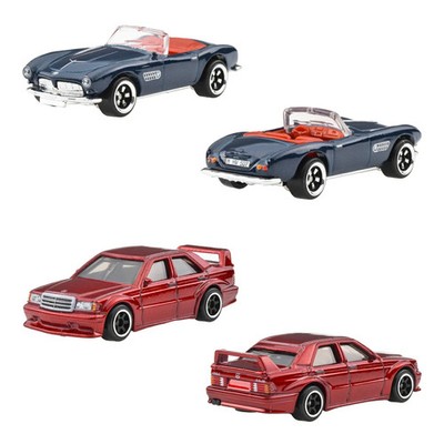 Hot Wheels Euro Style Multipack Toy Mini Car x6 in Box JBY79