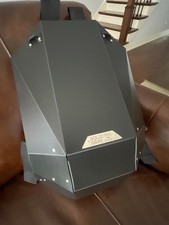 Solid Gray Black Hard Shell Case Backpack Sto...