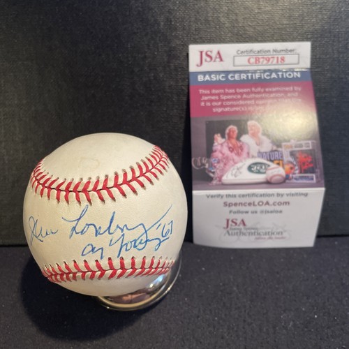 Jim Lonborg Autographed Cy Young ‘67 Autographed MLBall JSA Certified - Picture 1 of 6