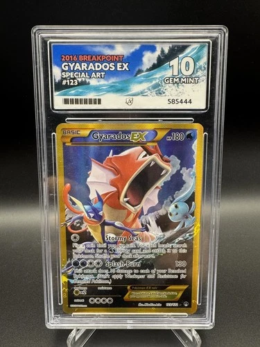 Gyarados EX (Secret) 123/122 Breakpoint Holo ACE 10 Perfect SUBGRADES 🌶️🌶️