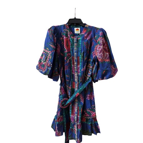 Farm Rio Sunset Tapestry Belted Minikleid - Size Large (neu) - Bild 3 von 4