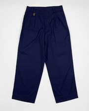 Australian l'alpina pantalone uomo usato W34 tg 48 vintage blu boyfriend T8637