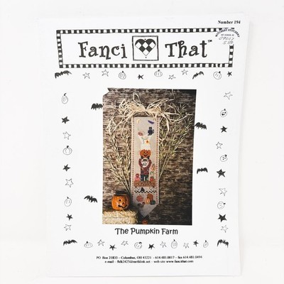 The Pumpkin Farm   Vintage Fanci That Cross Stitch Pattern Leaflet