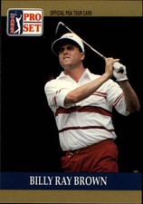 1990 Pro Set #69 Billy Ray Brown RC - GOLF