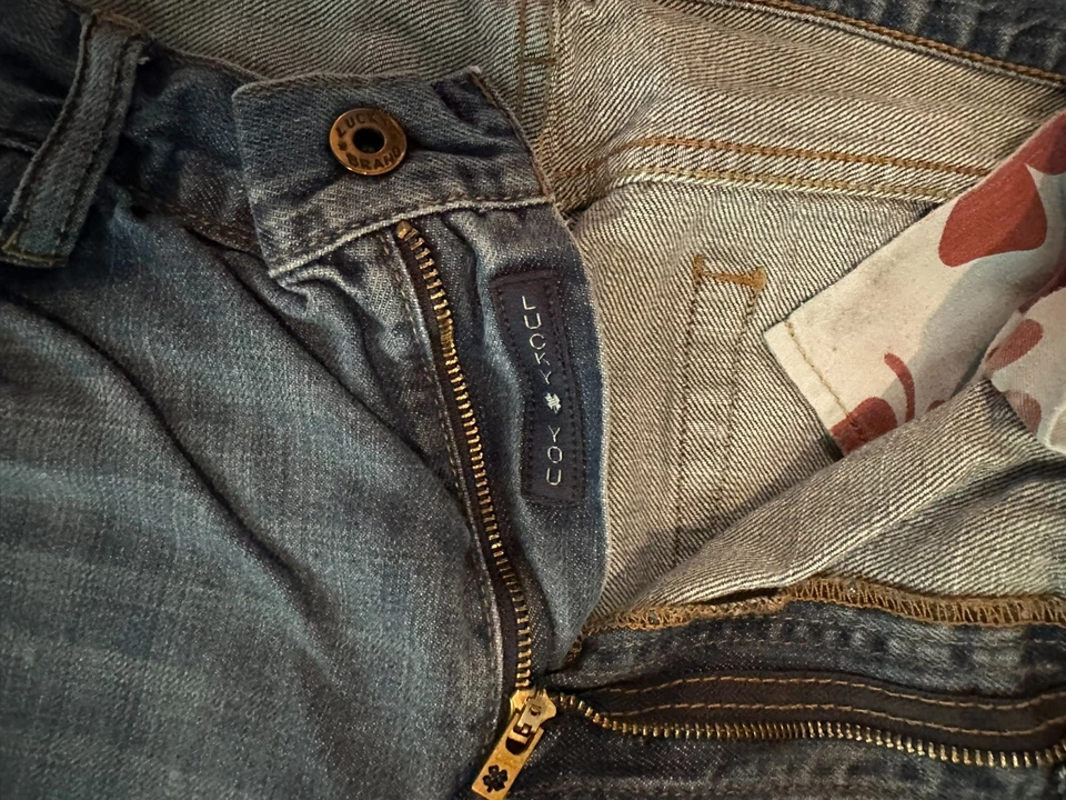 Lucky Brand Vintage Straight Denim Jeans 38W x 30L - Image 3 of 4