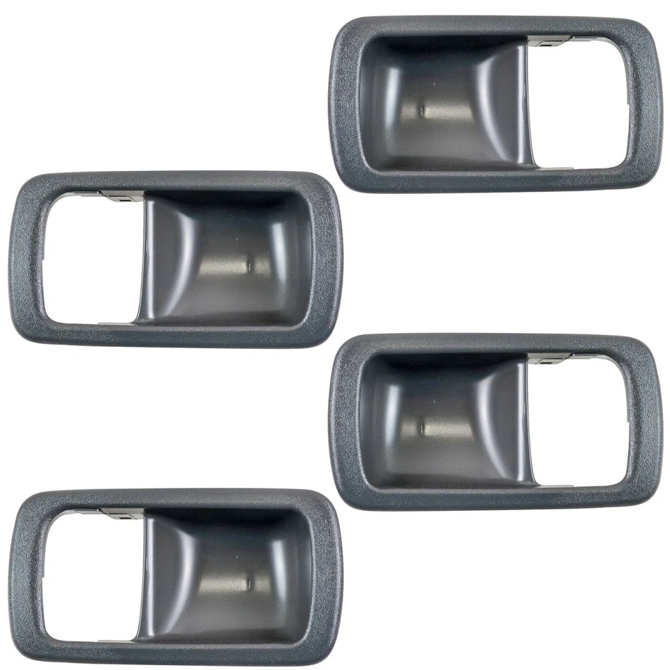 Outside Exterior Gray Inside Interior Door Handle Bezel Kit 12pc for Camry - Image 3 of 4