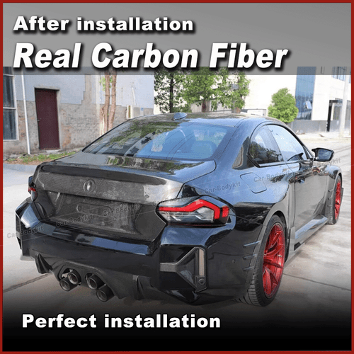 Carbon Heckklappe Kofferraum Deckel Spoiler Passt für BMW G87 M2 Coupe 2023-2024 - Picture 6 of 12