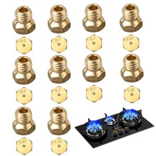 BSITSSS 10-teiliges Erdgaskochfeld LPG-Umbausatz, 0,8 cm x cm, gold