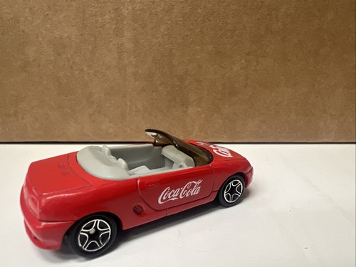 Matchbox 1997 Coca Cola orso polare coca cola rosso MGF 1.8i convertibile pressofuso 1:56 - Foto 4 di 8