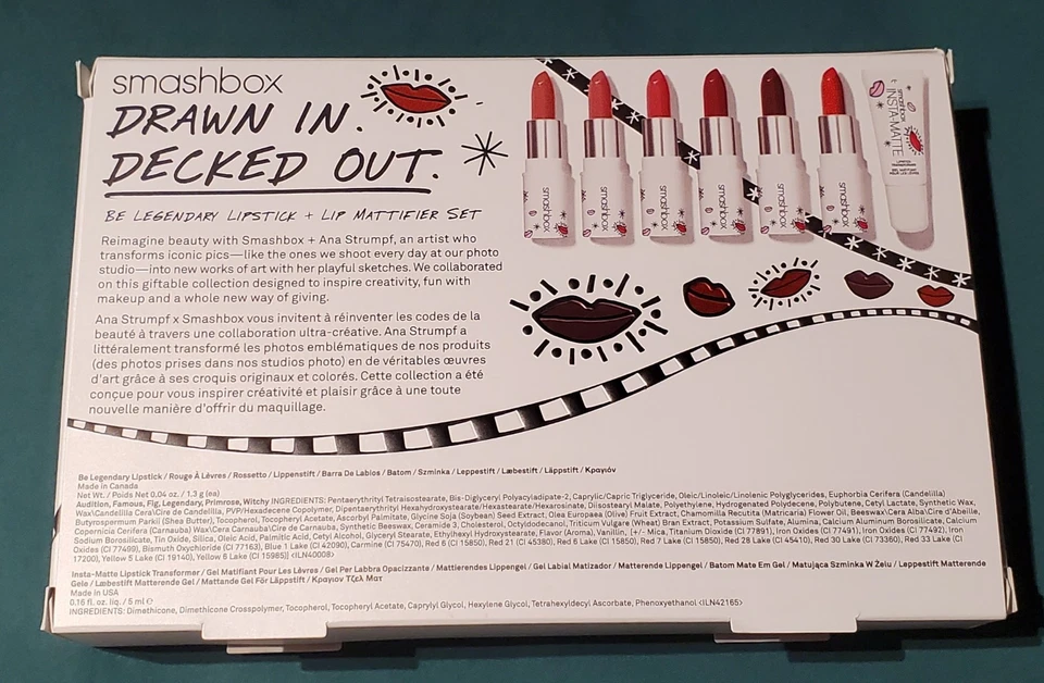 Smashbox Be Legendary Lipstick & Lip Mattifier Set - Image 3 of 3