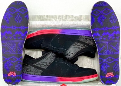 Nike SB Dunk Low Prm QS BLACK HISTORY MONTH (2014) Size 11.5M Brand New OG ALL !