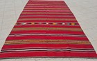 Rare Hand Knotted Vintage Russian Julkrus Kilim Kilm Wool Area Rug 9 x 5 Ft — photo 3