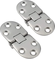 Marine Grade CAST Solid 316 SS Mirror Polished Door Hinges Marine Stainless Stee